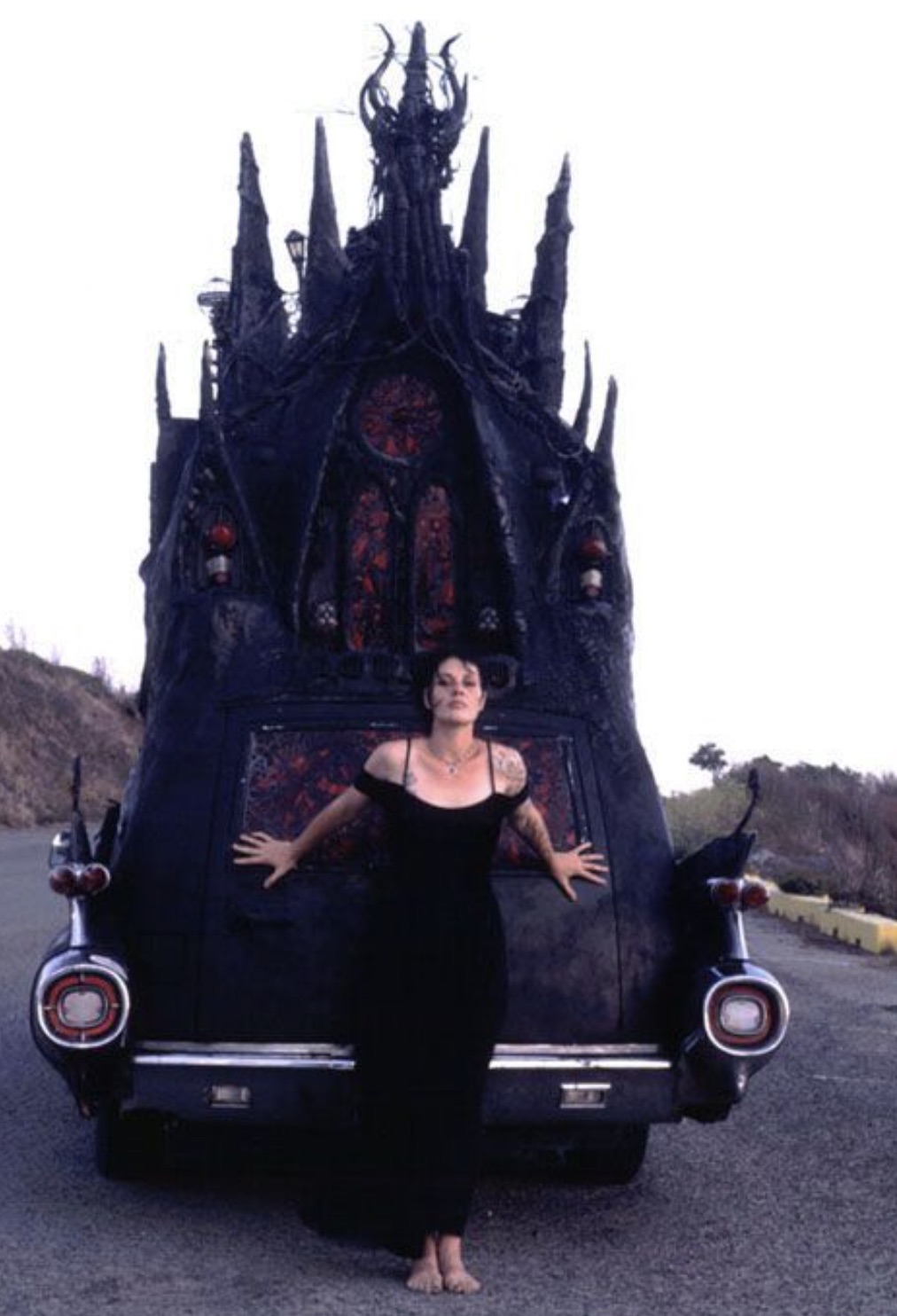 gothic old hearse